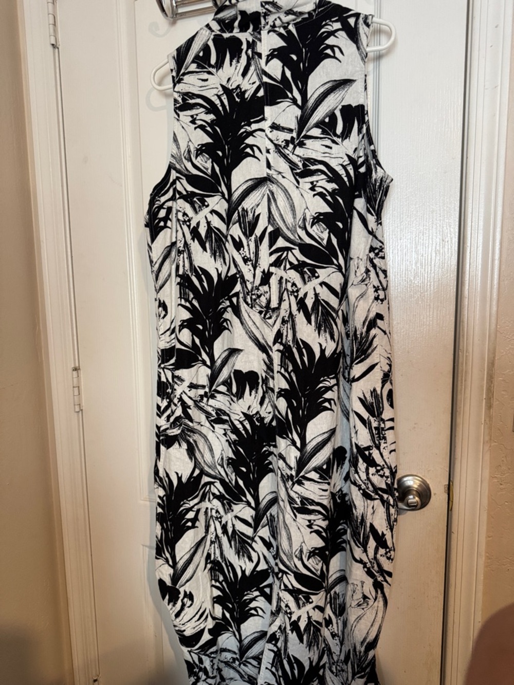NWT-Cynthia Rowley Black and White High-Low Dress- Size XL - Picture 6 of 9